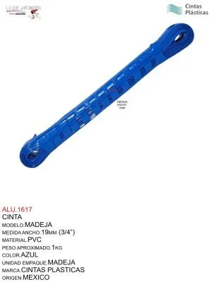 ALU.1617 CINTA MADEJA AZUL NACIONAL