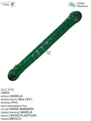 ALU.1618 CINTA MADEJA VERDE NACIONAL