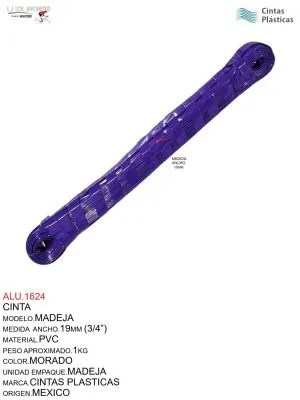 ALU.1624 CINTA MADEJA MORADO NACIONAL