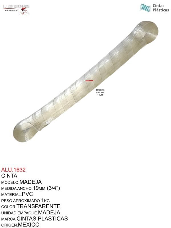 CINTA MADEJA TRANSPARENTE NACIONAL