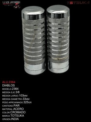 DIABLO HS-606 CROMADO 100MM  3/8 TOTSUKA  PAR