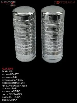 DIABLO HS-607 CROMADO 100MM  3/8 TOTSUKA  PAR