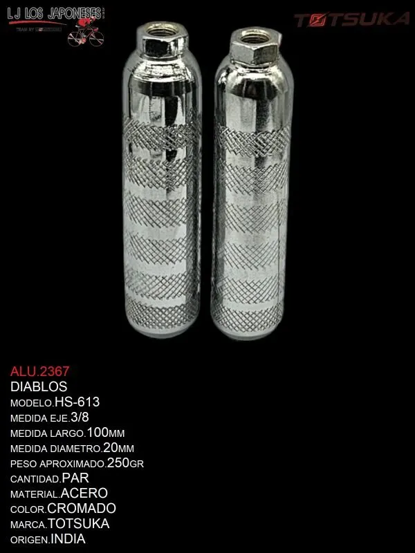 DIABLO HS-613 CROMADO 100MM 3/8X26 TOTSUKA PAR