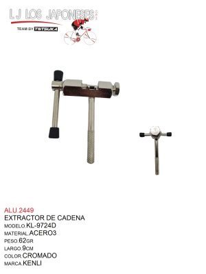 EXTRACTOR DE CADENA KL-9724D KENLI CROMADO