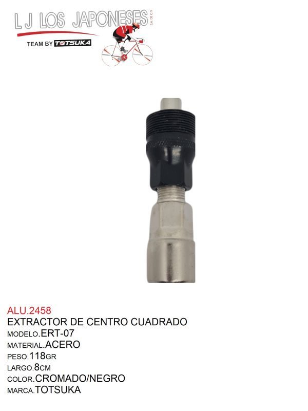 ALU.2458-2 EXTRACTOR PARA MULTIPLICACION ERT-07 TOTSUKA CROMADO NA