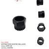 EXTRACTOR CENTRO SELLADO TIPO SHIMANO DADO ERT-09 TOTSUKA CROMADO NA