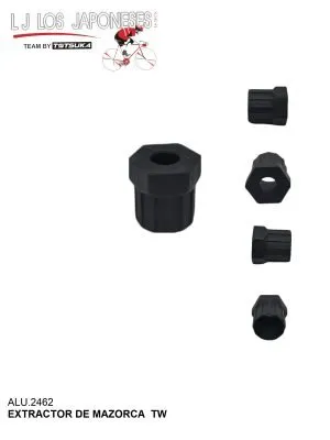 ALU.2462 EXTRACTOR MAZORCA TIPO SHIMANO TW NEGRO
