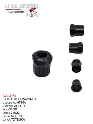 EXTRACTOR RUEDA LIBRE KL-9715A TOTSUKA NEGRO
