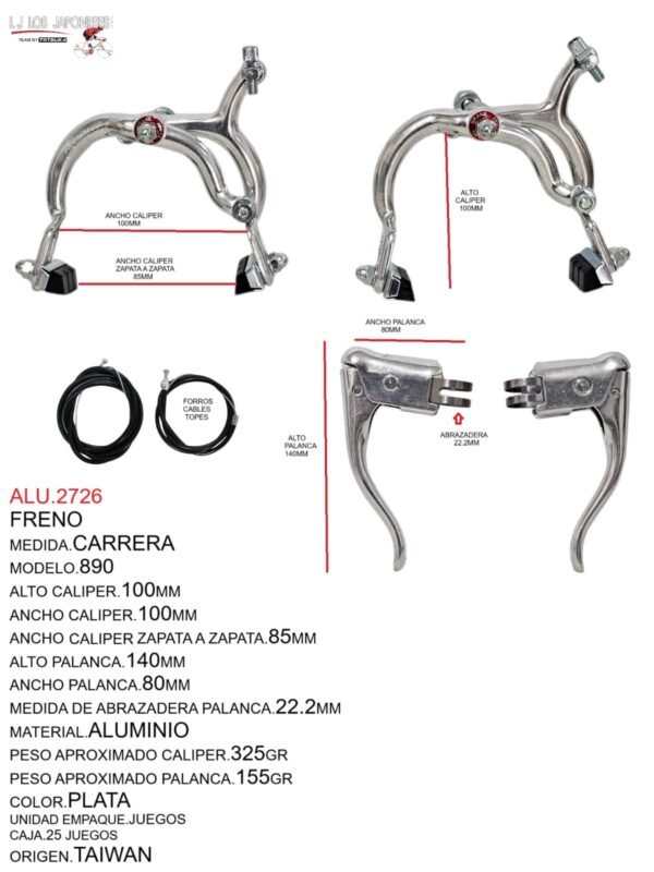 ALU.2726-1.jpeg FRENO CARRERA 890 ALUMINIO TW PLATA