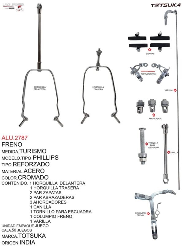 ALU.2787-1.jpeg FRENO TURISMO REFORZADO ZAPATA NEGRO INDU