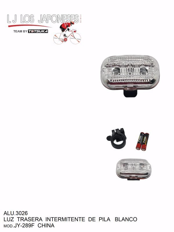 ALU.3026 LUZ TRASERA INTERMITENTE JY-289F BLANCO TOTSUKA CHINA