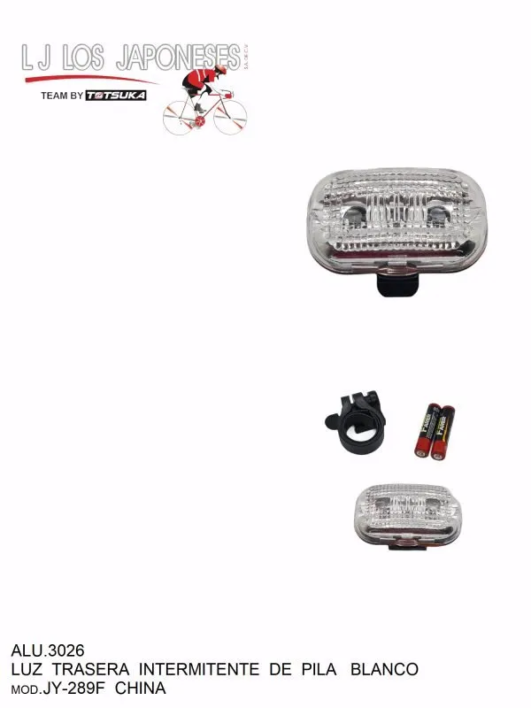 ALU.3026 LUZ TRASERA INTERMITENTE JY-289F BLANCO TOTSUKA CHINA