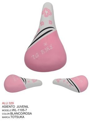 ASIENTO JUVENIL BLANCO/ROSA TOTSUKA WL-1105-7
