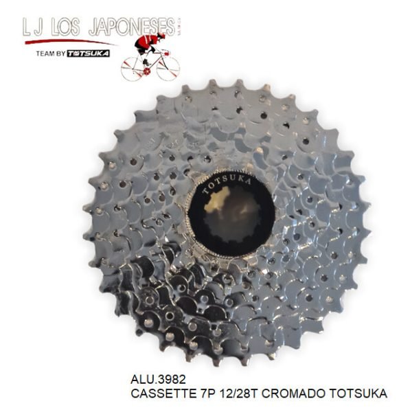 ALU.3982 CASSETTE 7P 12-28 TRIDIAMOND TOTSUKA CROMADO