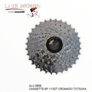ALU.3999 CASSETTE 9P 11-32 CROMADO TOTSUKA