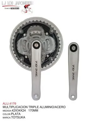 MULTIPLICACION TRIPLE ALUMINIO/ACERO 42X34X24 TOTSUKA