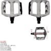 PEDAL 9/16 T/GT WP-313 ALUMINIO PLATA NECO - CHINA