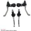 PALANCA MTB FRENO ALUMINIO HX-B20 PLATA/NEGRO TOTSUKA