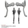 PALANCA MTB FRENO ALUMINIO HX-B17-1 PLATA  TOTSUKA