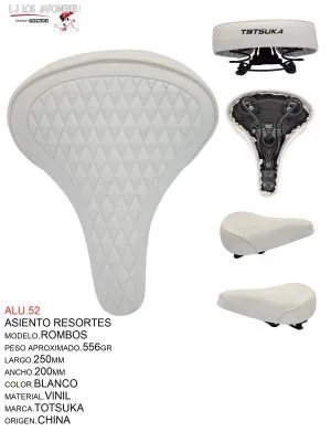 ASIENTO RESORTES ROMBOS TOTSUKA BLANCO