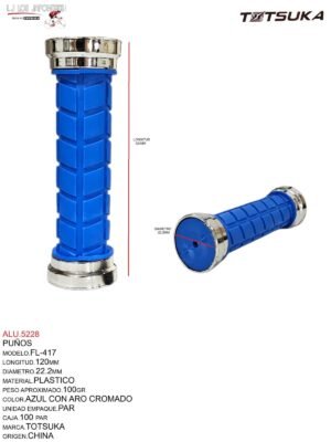 PUÑOS CON ARO AZUL MOD.FL-417 TOTSUKA CHINA