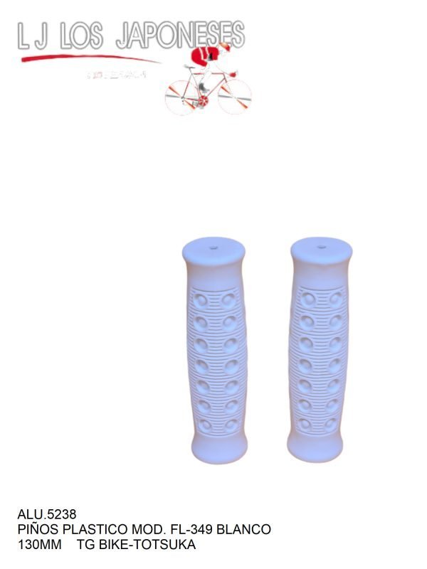 ALU.5238-2 PUÑOS FL-349 -SZ-173A PUNTOS BLANCO PLASTICO MTB TOTSUKA