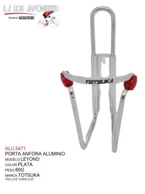 PORTA ANFORA ALUMINIO  TOTSUKA LEYOND PLATA
