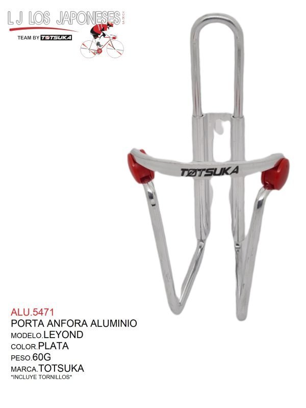 ALU.5471 PORTA ANFORA ALUMINIO TOTSUKA LEYOND PLATA