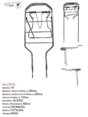 PARRILLA R-16  TOTSUKA CROMADO