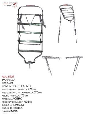 PARRILLA R-24X1 3/8 TIPO TURISMO CERCHA INDIA CR