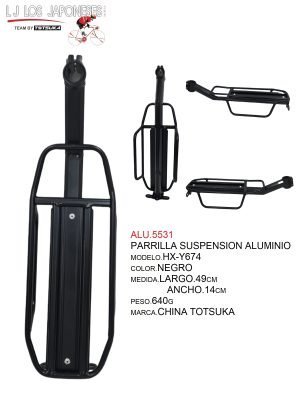 PARRILLA SUSPENSION HX-Y674 TOTSUKA CHINA NEGRO