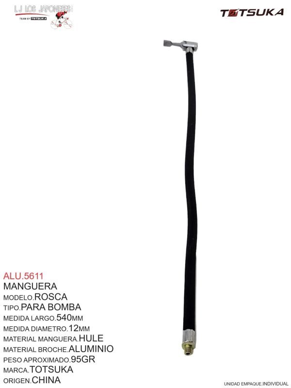 ALU.5611 Manguera Rosca Para Bomba