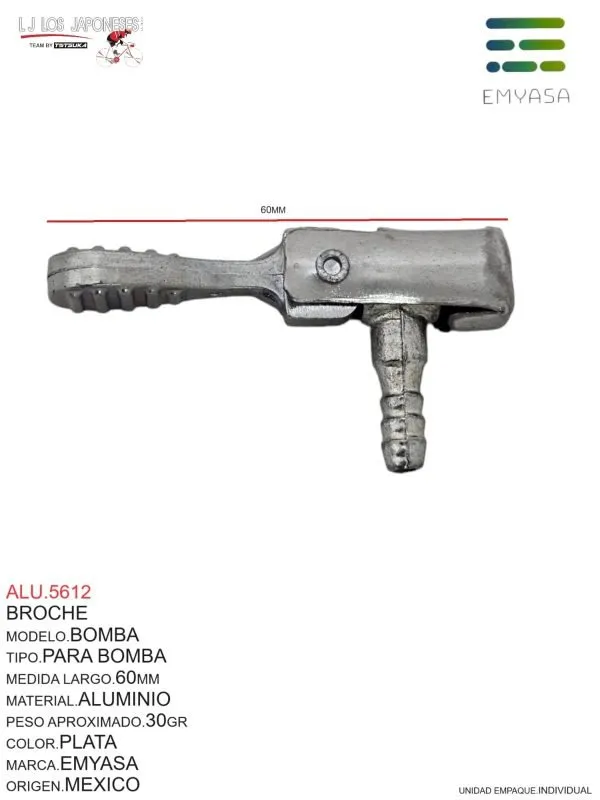 Broche Bomba Para Bomba