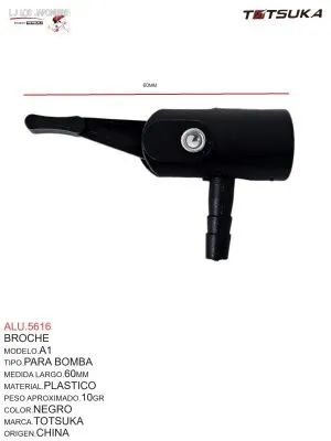 ALU.5616 Broche A1 Para Bomba