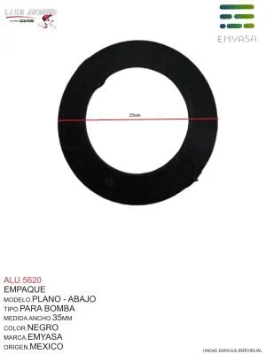 ALU.5620 Empaque Plano-Abajo