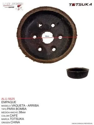 ALU.5625 Empaque Vaqueta-Arriba