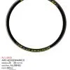 ARO 26X36 AERODINAMICO NEGRO TOTSUKA  PESO.380GR