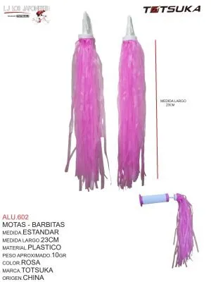 Motas - Barbitas, Color Rosa, Marca Totsuka