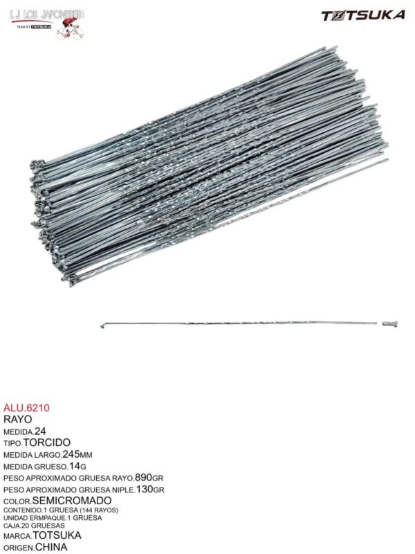 ALU.6210-1.jpeg RAYO 24 TORCIDO (14X245MM) SEMICROMADO TOTSUKA