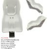SILLA PORTA MUÑECAS DECORADA BLANCO CHINA