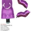 SILLA PORTA MUÑECAS DECORADA MORADO CHINA