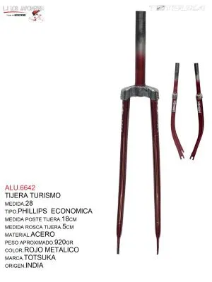 TIJERA TURISMO R-28 INDIA ROJO