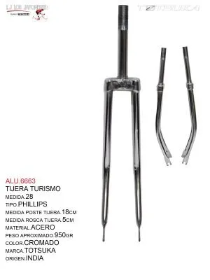 TIJERA R-28 CROMADO INDIA