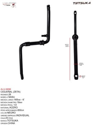 ZETTA 1/2 R-26 6 1/2 TOTSUKA CHINA NEGRO