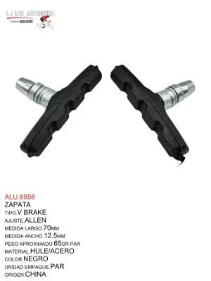 ALU.6958 ZAPATA V BRAKE CHINA