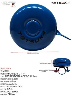 ALU.7482 Timbre Bosque Azul
