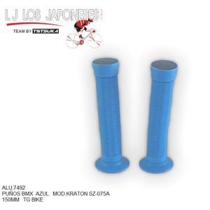 PUÑOS  BMX TPR  KRATON SZ-075A  150MM  C/TAPON  AZUL