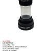 EJE DE CENTRO HUECO  HOLLOWTECH TG BIKE  MOD.KL-110A NEGRO