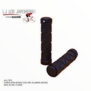 PUÑOS SZ-095 MTB NEGRO TRP KRATON C/AROS DE ALUMINIO 130MM  TG BIKE