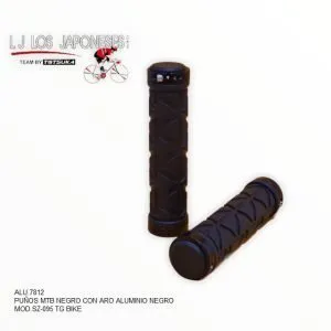 PUÑOS SZ-095 MTB NEGRO TRP KRATON C/AROS DE ALUMINIO 130MM  TG BIKE